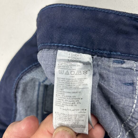 Old Navy Womens Rockstar Skinny Jeans Size 4/28 Short Mid Rise Dark Wash Denim - Picture 10 of 12